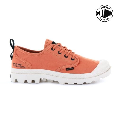 Chaussures Richelieu Palladium Pampa OX Heritage Supply Femme Corail | FR UBN864O